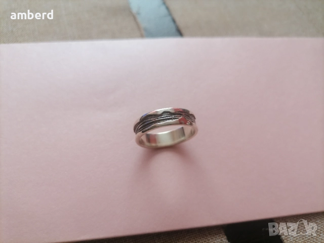 Сребърен пръстен модел R115, снимка 3 - Пръстени - 52139322