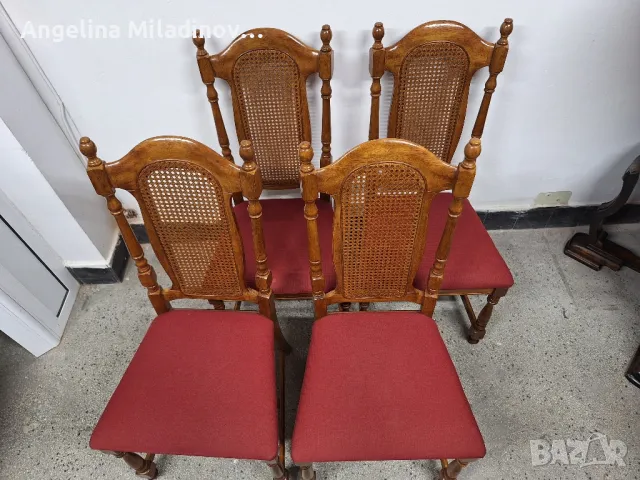 Луксозни столове за трапезария к  - т 4 броя , снимка 3 - Столове - 50069747