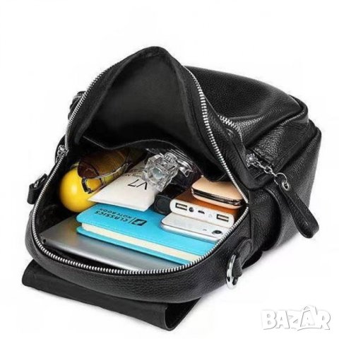 Дамска чанта-раница Olive Естествена кожа, снимка 8 - Раници - 40585123
