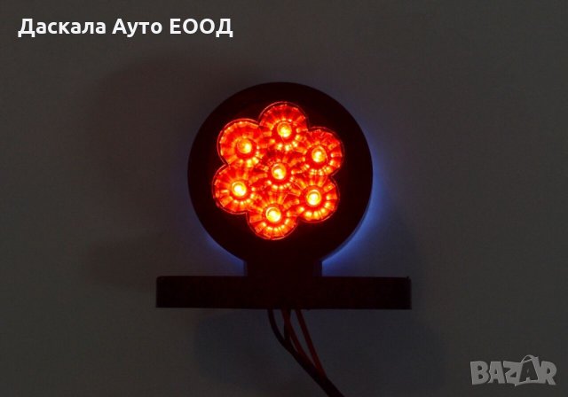 1 бр. ЛЕД LED рогчета габарити 12-24V за ремарке камион бус , HN195 , снимка 5 - Аксесоари и консумативи - 35553796