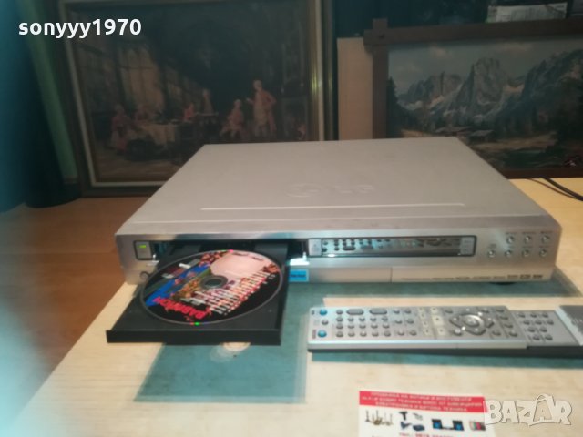 lg recorder 80gb hdd/dvd+remote 0404210857, снимка 2 - Плейъри, домашно кино, прожектори - 32416159