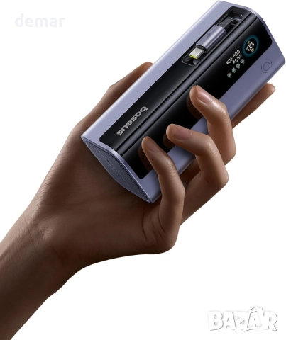 Външна батерия Baseus 20000 mAh, 145 W с вграден прибиращ се кабел, снимка 2 - Външни батерии - 51702618