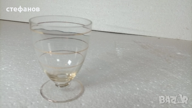 Ретро чашки за ракия, столче, златни и бели кантове, 10 бр, снимка 10 - Чаши - 52874097