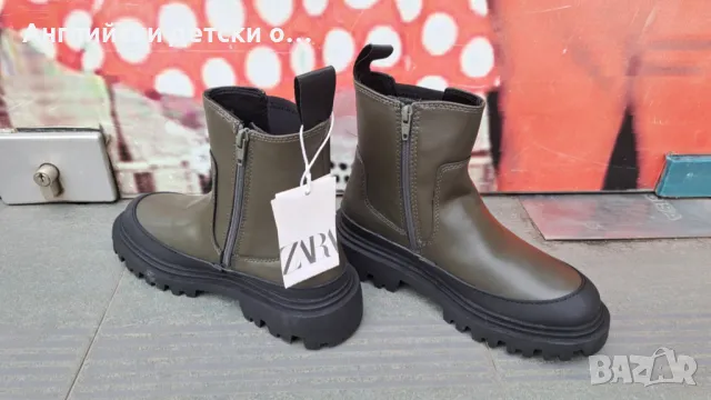 Английски детски боти-ZARA , снимка 4 - Детски боти и ботуши - 48329204