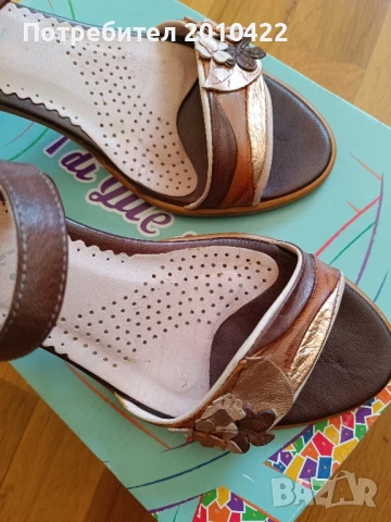Дамски сандали от естествена кожа, отговарят на размер 36, снимка 5 - Сандали - 50656623