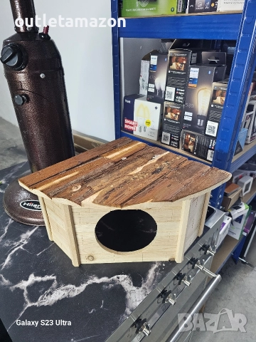 Ъглова къщичка за гризачи - 25x25x17см. - KERBL , снимка 2 - За гризачи - 52733402