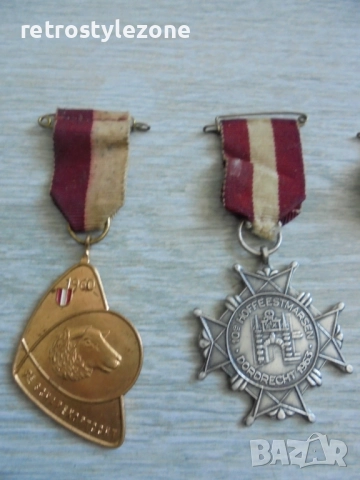 № 8346 Стари медали / ретро значки / колекционерски комплект (5 броя), снимка 2 - Други ценни предмети - 51527254