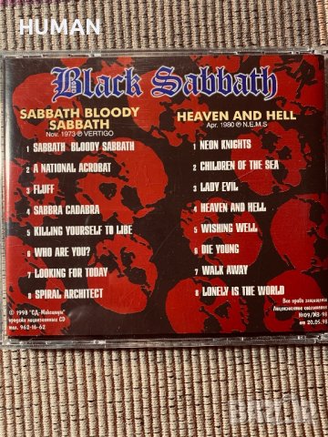 BLACK SABBATH , снимка 9 - CD дискове - 39352850