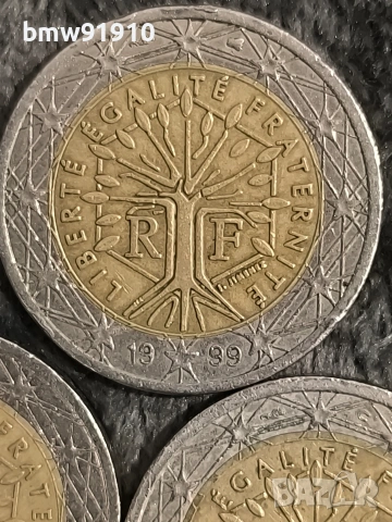 1999 Франция , снимка 2 - Нумизматика и бонистика - 53526179