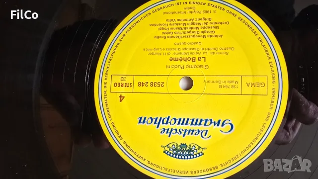 Опера БОХЕМИ  - Джакомо Пучини, снимка 10 - Грамофонни плочи - 48875900