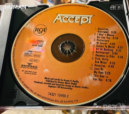 Manowar - Accept, снимка 11 - CD дискове - 43243809