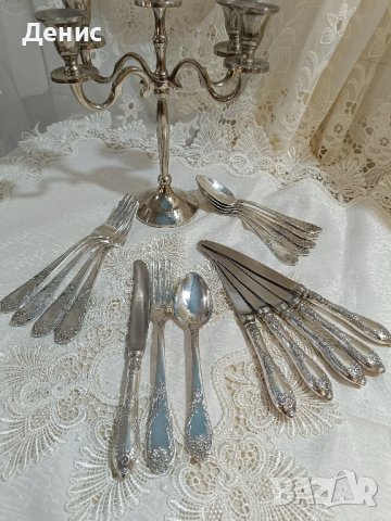 руски прибори посребрени MНЦ 773, снимка 1