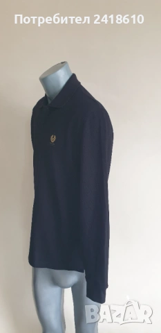 Belstaff Pique Cotton POLO  Mens Size  M НОВО! ОРИГИНАЛ! Мъжка Блуза!, снимка 9 - Блузи - 53383355