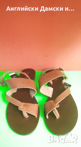 Английски дамски сандали естсетвена кожа-NEXT, снимка 5 - Сандали - 28559225