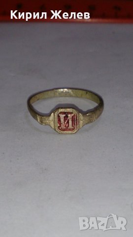 Стар пръстен уникат над стогодишен сачан - 67401, снимка 2 - Други ценни предмети - 28984674