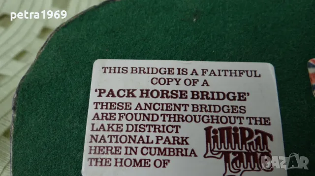 Packhorse Bridge, Мостът на товарния кон, на Lilliput Lane, снимка 10 - Колекции - 49422973