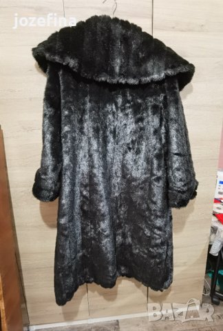 Луксозно зимно палто с интересна яка за изискани дами , снимка 6 - Палта, манта - 43574481