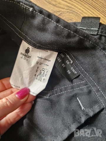 Страхотен мъжки работен панталон MASCOT размер 62 / 4XL, снимка 6 - Панталони - 53225875