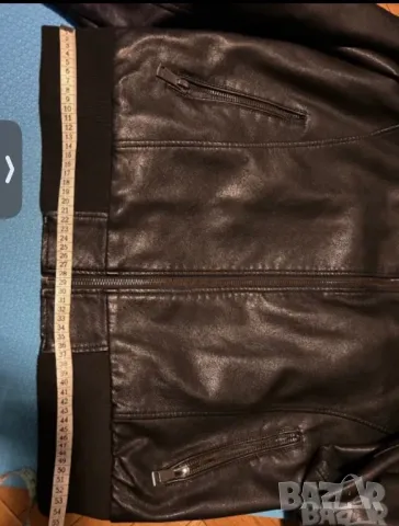 Кожено яке 4XL DESIGH JEANS LEATHER JACKET COTTON, снимка 9 - Якета - 48746475