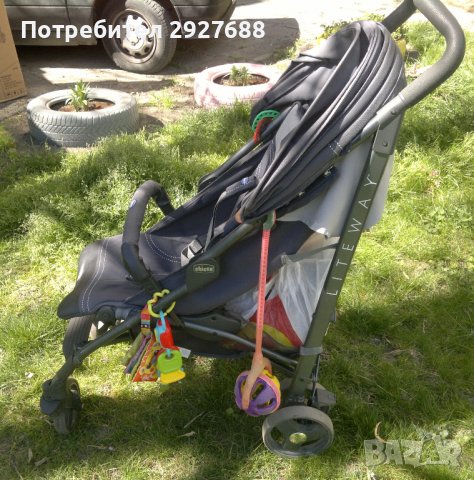 бебешка количка Chicco Liteway с много аксесоари, снимка 1 - Детски колички - 40157393