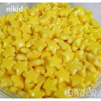  звезди звездички коледни Захарни поръски бонбони захарна поръска sprinkles, снимка 3 - Други - 43518784