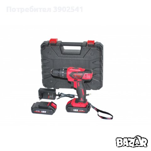Акумулаторен винтоверт Greenyard Tools 18V- две батерии + зарядно - 1 година гаранция, снимка 3 - Винтоверти - 43182798