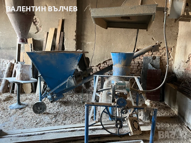 Линия за производство на пелети и гранулиране на фураж