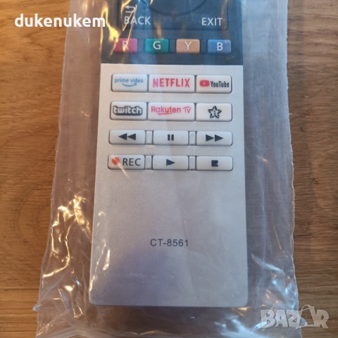 Дистанционно управление за Toshiba 4K UHD TV, UK, U, L и V серии, без настройка, снимка 9 - Дистанционни - 53042296