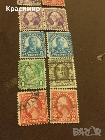 САЩ.Ретро марки., снимка 8 - Филателия - 52426303
