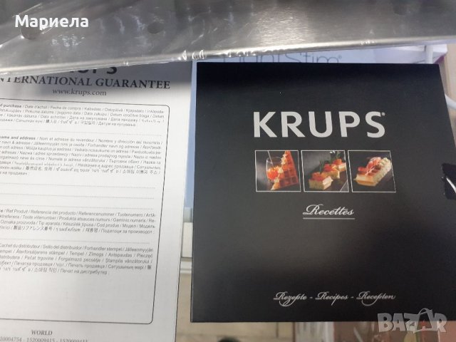 Krups Professional F DD9 5D гофретник, сребрист, черен, уред за белгийски вафли, снимка 6 - Гофретници - 37999183