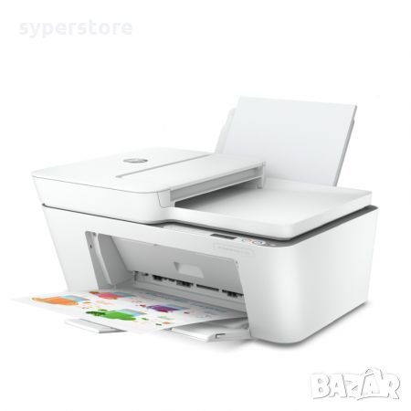 Принтер Мастиленоструен Мултифункционален 3 в 1 Цветен HP DeskJet 4120E AiO Копир Принтер и Скенер, снимка 3 - Принтери, копири, скенери - 33561207