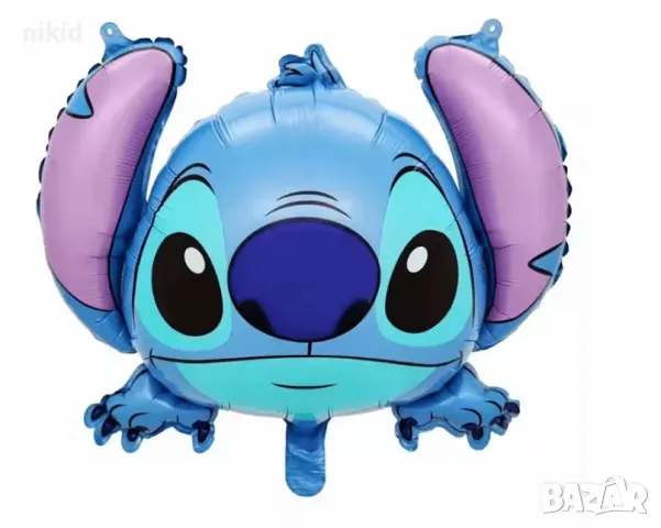 Стич stitch глава фолио фолиев балон хелий или въздух парти рожден ден