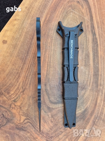 Нож Benchmade Socp Dagger с фиксирано острие и кания 176BK, снимка 7 - Ножове - 52867141