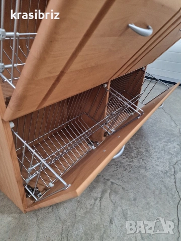 Масивен Шкаф за Обувки- внос от Германия! , снимка 6 - Шкафове - 53510191