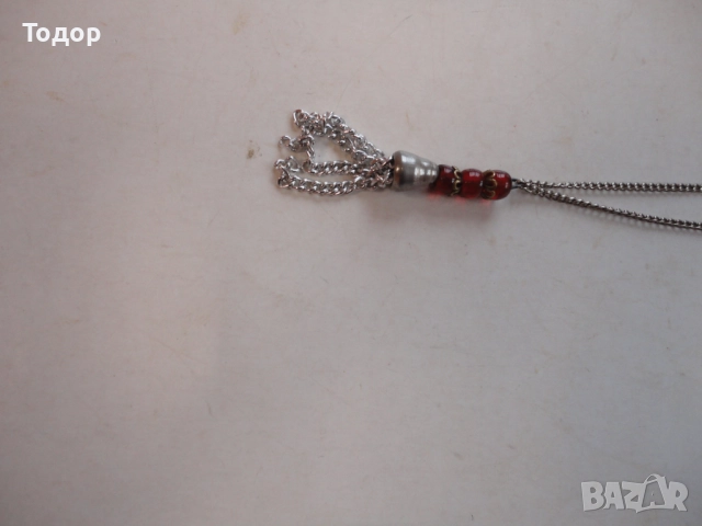 Стара броеница с червени камъни , снимка 3 - Други ценни предмети - 52838650