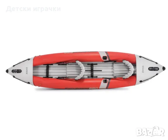 Надуваем каяк Excursion Pro Intex, двуместен, 384 x 94 см, с помпа , снимка 4 - Водни спортове - 50027767