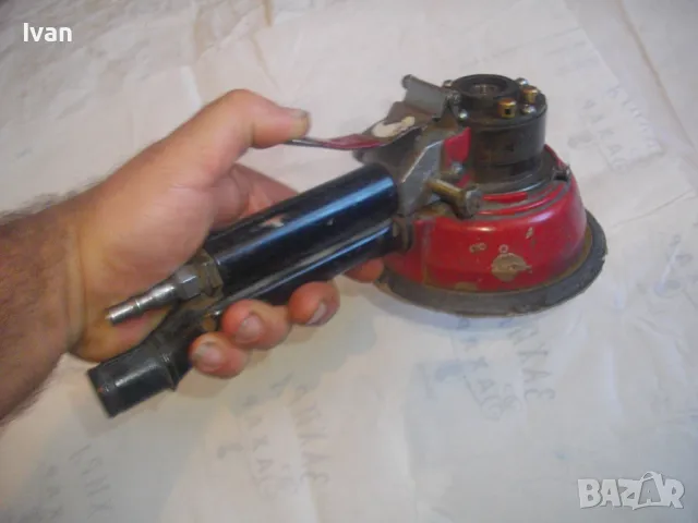 ф150мм Голям Масивен ПНЕВМАТИЧЕН ЕКСЦЕНТЪР ВИБРОШЛАЙФ ВИБРАЦИОНЕН РОТАЦИОНЕН Отличен ПРОФЕСИОНАЛЕН, снимка 17 - Други инструменти - 47518952