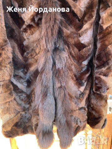 Дамско палто естествен косъм лисица, снимка 5 - Палта, манта - 44101254