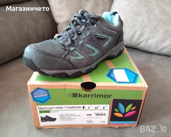 Дамски туристически обувки Karrimor Mount Low Ladies Weathertite 41 (UK 7, US 8)
