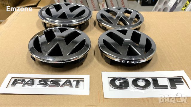 Емблема Надпис за предна решетка на VW Golf 5 6 Passat 6 Touran Tiguan Caddy Polo, снимка 1 - Аксесоари и консумативи - 42933976