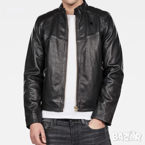 G-STAR Suzaki Classic Кожено Мъжко Яке Като Ново М