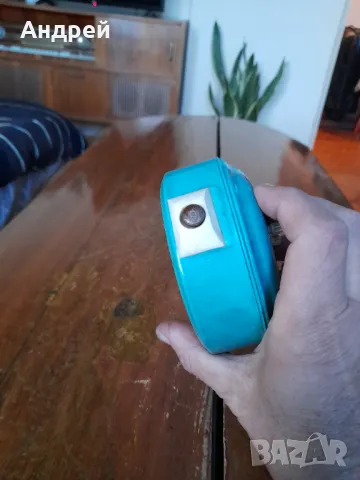 Стар настолен часовник будилник Янтар,Jantar, снимка 7 - Антикварни и старинни предмети - 48619852