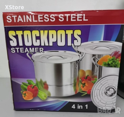 Тенджери от неръждаема стомана, 4 броя, снимка 11 - Съдове за готвене - 52507694