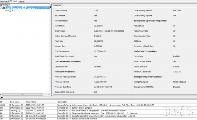 RAID Контролер IBM Lenovo M5210 2GB 9364-8i ServeRAID 12Gb/s CacheCade 46C9111, снимка 6 - Други - 28039449
