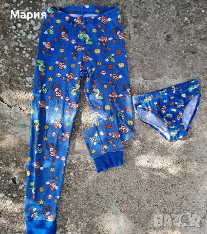 Super Mario-Нощничка +слип размер 110/116