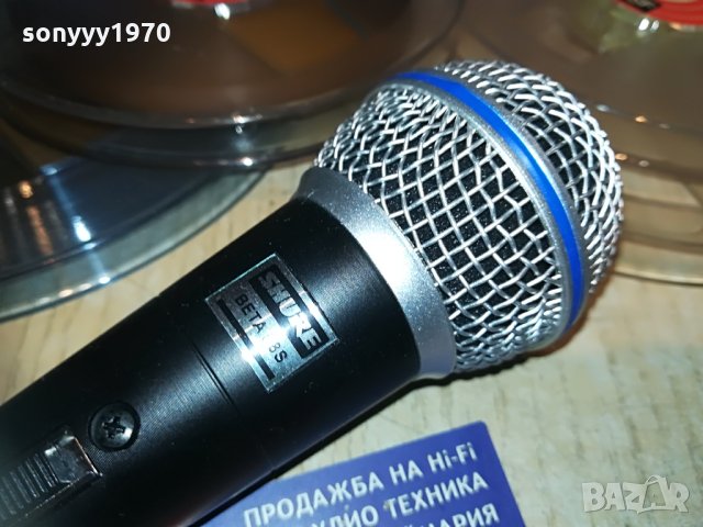shure beta sm58s-profi mic 2805212108, снимка 4 - Микрофони - 33031859