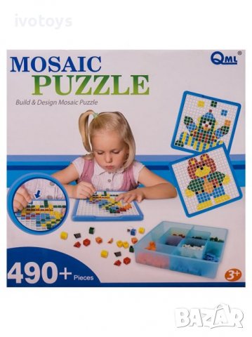 Детска мозайка от 490 елемента - Код 2330, снимка 1