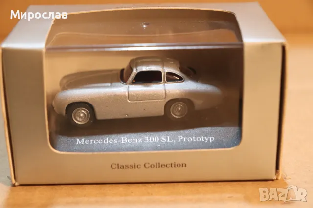 1:72 MERCEDES BENZ 300 SL PROTOTYP  ИГРАЧКА КОЛИЧКА ДИЛЪРСКИ МОДЕЛ, снимка 2 - Колекции - 49868112