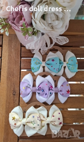 Коледни фиби, снимка 8 - Аксесоари за коса - 52083438