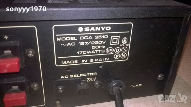 SANYO-AMPLIFIER-ВНОС ШВЕИЦАРИЯ, снимка 14 - Ресийвъри, усилватели, смесителни пултове - 26935247
